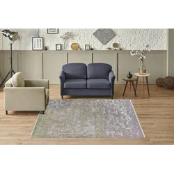 Teppich KAYOOM "Milan 325", grün, B:120cm H:5mm L:170cm, Polypropylen, Teppiche, ca. 436.800 Points/qm, Kurzflorteppich, weiche Haptik, hochwertig