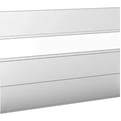 Biohort Sichtschutz zu DaVinci mit Acrylglas Gr. 1,5m silber-metallic B138926