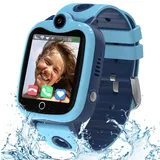 YEDASAH 4G Smartwatch Kinder, Kinder Smartwatch mit GPS und Telefon, SOS, Schulmodus, Videoanrufe, Schrittzähler, Puzzlespiele, Wählen,Uhr Kinder mit Anruffunktion, Smartwatch für 4-14 Jungen Mädchen