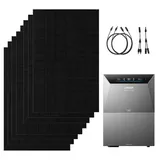 Anker Solix 4000W Balkonkraftwerk mit 8×500Wp Solar Modulen inkl. Anker Solarbank 4 Pro Speicher 5024Wh Mit 1 BP5000 Erweiterungsakku