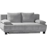 RESTYL Eckcouch Cord 2-Sitzer Grau