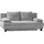 RESTYL Eckcouch Cord 2-Sitzer Grau