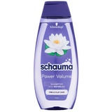 Schwarzkopf Schauma Power Volume Shampoo 400 ml Volumengebendes Shampoo mit Seerosen-Extrakt für Frauen