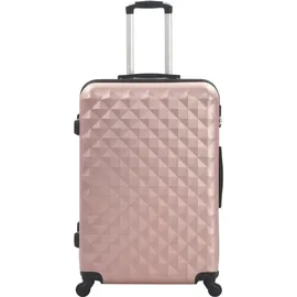 vidaXL Hartschalen-Koffer-Set 3-tlg. roségold