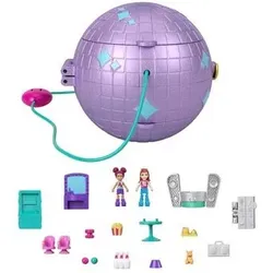 MATTEL HCG24 Polly Pocket Doppelspaß Rollschuhdisco Schatulle