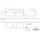 Villeroy & Boch Collaro Waschtischunterschrank C134B0VM 160x54,8x50cm, Waschtisch mittig, LED-Beleuchtung 12W, taupe