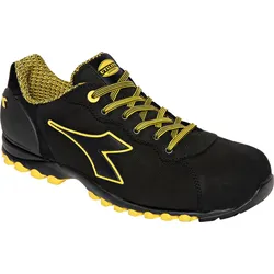 Diadora Utility Beat DA2 Low S3S, Sicherheitsschuhe Unisex - Schwarz/Gelb - 37 EU