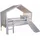 58 aufm Kessel Hausbett Keeley 90 x 200 cm Buche massiv lackiert weiß