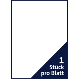 SOENNECKEN Etikett 5769 210x297mm weiß 100 St./Pack.