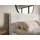Selsey Softie Slim – Polsterbett 140×200 mit Lattenrost, Velours, greige - Taupe