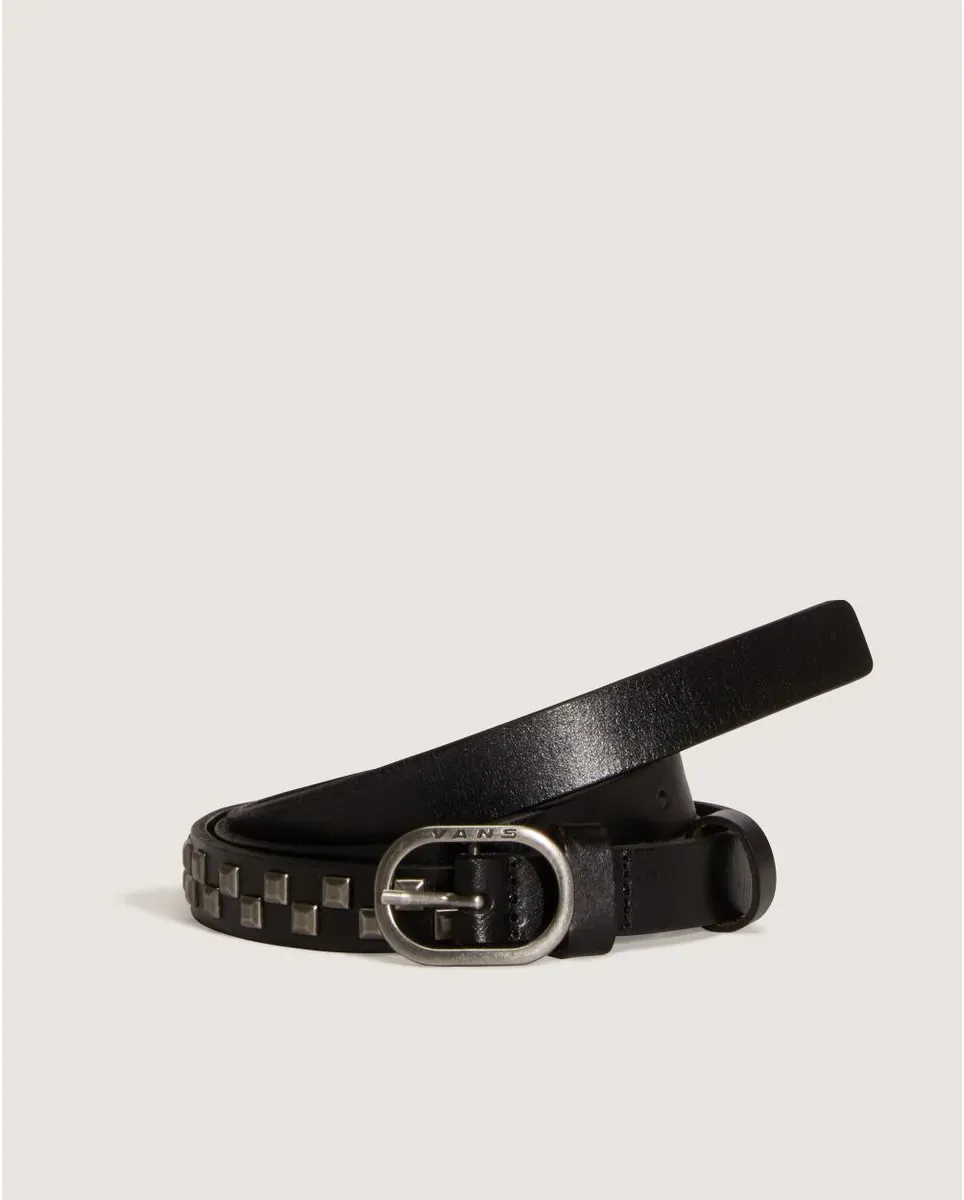 Vans Check Leather Belt black (001) LXL