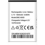 TQTHL 1800mAh 3,7V Akku DBC-800D DBP-800B DBC-800B Kompatibel mit Doro Telefon 6620 6530 6520 6050 5030 2424 1361 1360 1350 5516 6551 6526 Phone Easy Lg, 3600 mAh