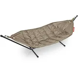 Fatboy® Headdemock Taupe | Hängematte für Zwei mit Gestell | Outdoor geeignet für Garten & Terrasse | 270 x 138 cm