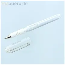 Pentel Kugelschreiber Hybrid Gel Grip Weiß 0,5 mm