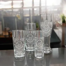 LUXENTU Weizenglas Bierglas 0,5 l