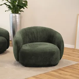 Home Deluxe Sessel CASARA Webstoff 99 x 72 x 104 cm Dunkelgrün