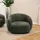 Home Deluxe Sessel CASARA Webstoff 99 x 72 x 104 cm Dunkelgrün