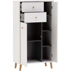 Schildmeyer Highboard 60,2 x 103,4 x 33,05 cm Weiß