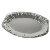 Papstar Starpak Servierplatten, Alu oval 35 cm x 24,5 cm