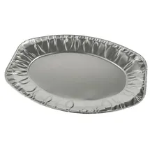 Papstar Starpak Servierplatten, Alu oval 35 cm x 24,5 cm