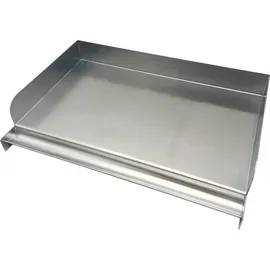 Grillfürst Grillplatte 41 x 24,5 cm Edelstahl weiß