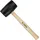 Topex Gummihammer Schwarz 450 g