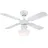 90 cm Deckenventilator weiß/buche mit Licht
