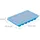 Relaxdays Eiswrfelform, Eisformen, Blau, Transparent
