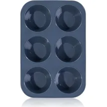 luxuskollektion Große Muffinform aus Silikon für 6 Muffins Antihaftbeschichtet 27,8 x
