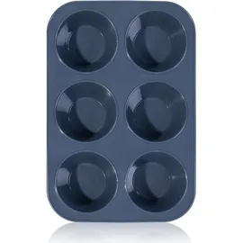 luxuskollektion Große Muffinform aus Silikon für 6 Muffins Antihaftbeschichtet 27,8 x