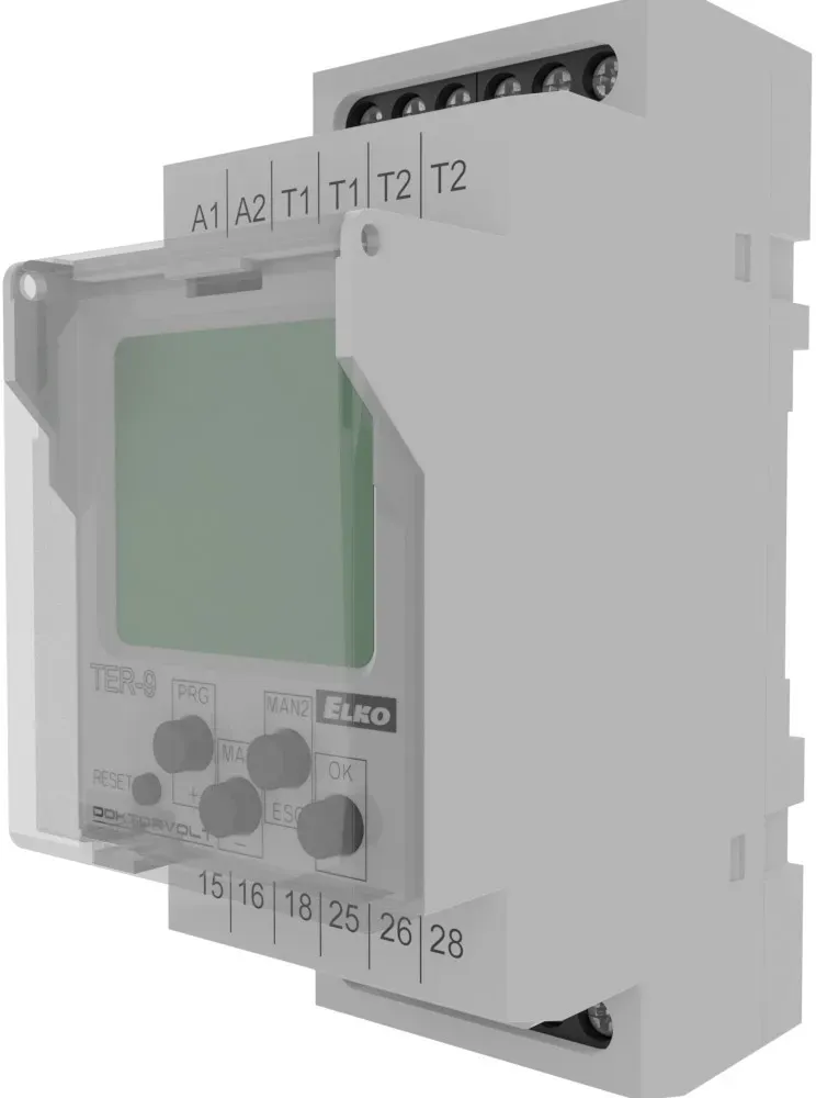 Digitaler Thermostat mit eingebauter Zeitschaltuhr ELKO 4478