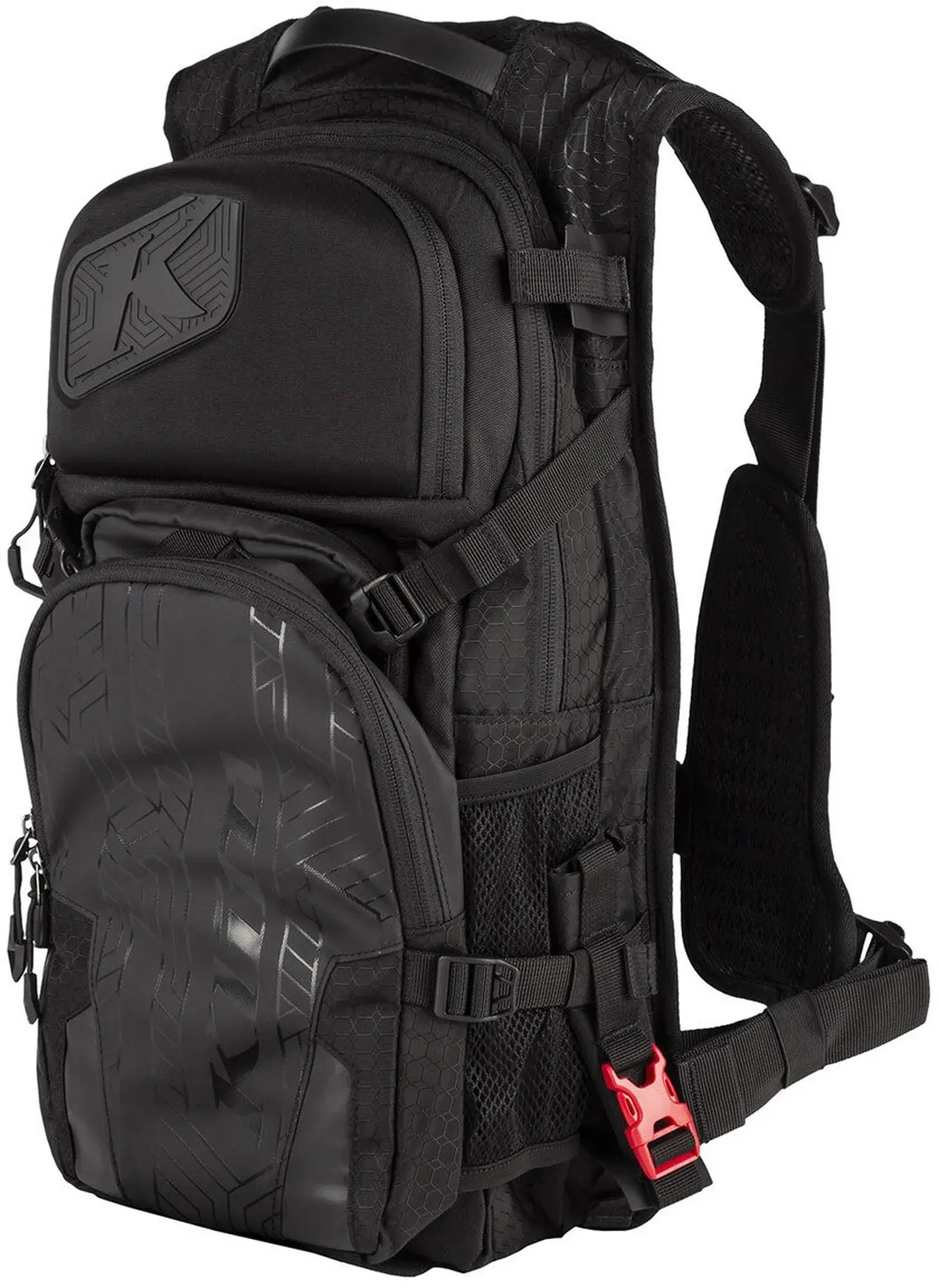 Klim Nac Pak 3L Hydrapak Hydratatierugzak, zwart Voorman