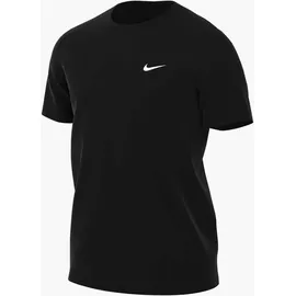 Nike Dri-FIT UV Hyverse kurzarm Fitnessshirt Herren 010 black/white L