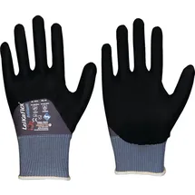 Leipold Handschuhe LeikaFlex® Brilliant Gr.10 grau/schwarz PSA II 12 PA LEIPOLD