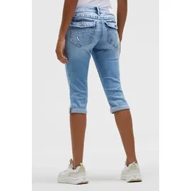 Soccx Damen, Capri Jeans, SU:MI regular fit, sun and sand Blue, 33 - 33W