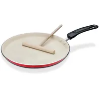 GSW Crepespfanne 26 cm rot mit Teigverteiler