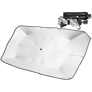 Wärmeisolierender Sonnenschutz für die Autoscheibe, 125 x 65 cm, UV50+