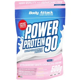 Body Attack Power Protein 90 Erdbeere Pulver 500 g