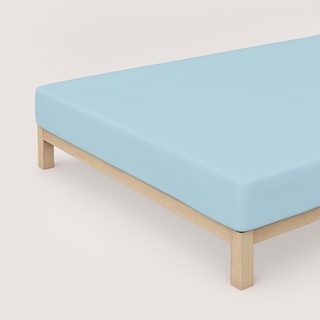 Baumwolle 120 x 200 - 130 x 220 cm blue light