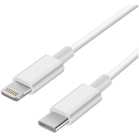 KingsofCards Original Lightning to USB-C Cable (1 m) Smartphone-Kabel Lightningkabel weiß