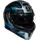 AGV Streetmodular Ledro E2206 Mplk Modularhelm - Matt Black / Powder Blue - XS