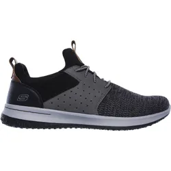 Slip-On Sneaker »Delson-Camben«, Slipper, Freizeitschuh mit praktischem Gummizug, Gr. 46, schwarz grau, , 92706221-46