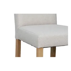 byLIVING Esszimmerstuhl Elias Webstoff taupe natur 2er Set