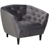 AC Design Furniture Actona Sessel Ria Stoff Dark Grey