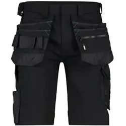 Trix Arbeitsshorts mit Stretch und Holstertaschen, schwarz, Schrittlänge Standard, Größe 64 - schwarz - 64