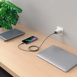 GP USB-Ladekabel USB 2.0 USB-A Stecker, Apple Lightning Stecker 1.00 m Grau