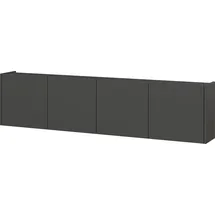 Germania Mehrzweckschrank 183 x 45 x 25 cm Graphit