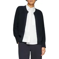 S.Oliver Strickjacke S.OLIVER, Damen, Gr. 42, blau (navy), Strick,