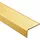 Alfer Treppenprofil 2 m, 41 x 23 mm Aluminium eloxiert messing