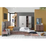 xlmoebel Kinderbett 90 x 190 cm Holz braun